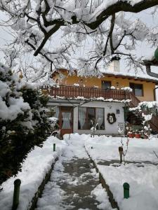 Къща за гости Градината през зимата