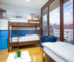 Cama ou camas em um quarto em Hostel Bureau