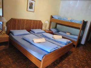 Postel nebo postele na pokoji v ubytování Appartements Pension Sonia