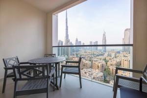 Balkón nebo terasa v ubytování Downtown Dubai Bellevue Tower, 2 Bedroom Apartment, Stunning View Burj Khalifa