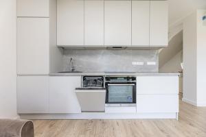 Køkken eller tekøkken på Sea House 2N