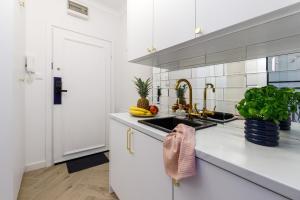 Blue Apartament 6 tesisinde mutfak veya mini mutfak