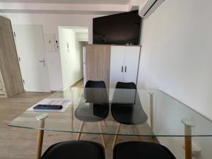 Televízia a/alebo spoločenská miestnosť v ubytovaní Arguineguin Beach Lux Solarium Sky