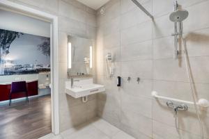 Koupelna v ubytování B&B HOTEL Antwerpen Zuid