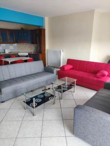Posezení v ubytování GCM 1 ROOMS kentro k parking