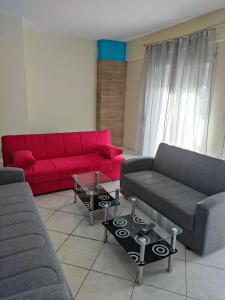 Posezení v ubytování GCM 1 ROOMS kentro k parking