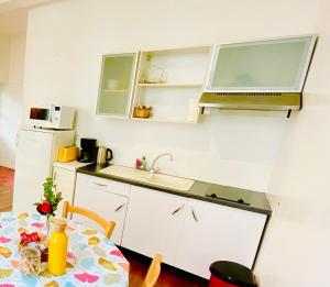 Dapur atau dapur kecil di Le Croix Rousse Jacquard