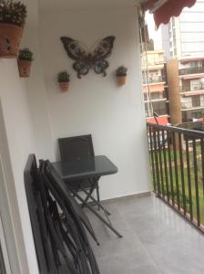 Balkón nebo terasa v ubytování Precioso duplex con piscina y parking