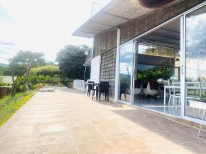 Un jardín fuera de Finca La Felicidad