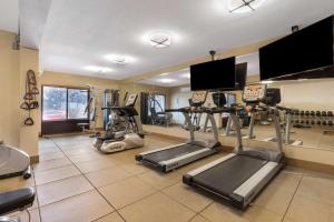 Fitness centrum a/nebo fitness zařízení v ubytování Best Western Plus Olympic Inn