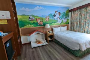 Letto o letti in una camera di Howard Kenting Wonder House