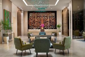 Posezení v ubytování Trembesi Hotel