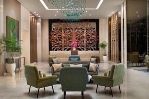 Posezení v ubytování Trembesi Hotel