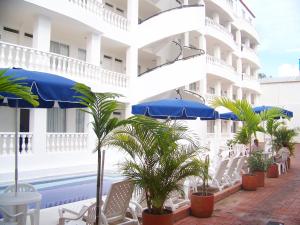 Balkón nebo terasa v ubytování Hotel Zamba