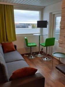 Posezení v ubytování Rovaniemi City Penthouse