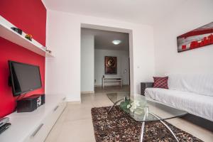 Zona de estar de The Waves Apartment Marsaxlokk