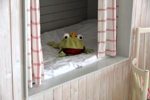 Letto o letti in una camera di Onkel Enkels Pensionat