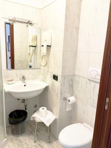 Koupelna v ubytování Hotel Molise 2