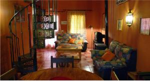 A seating area at Cortijo Zalamea