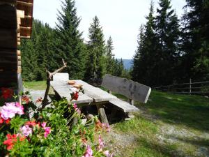 Zahrada ubytování Almhütte Badstube