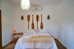 Voodi või voodid majutusasutuse Casa do velejador toas