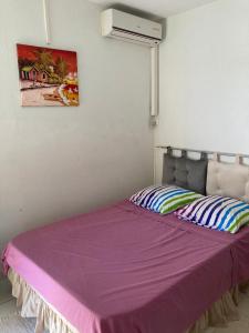Postel nebo postele na pokoji v ubytování villa siber