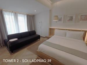Postel nebo postele na pokoji v ubytování Double Bed Hotel