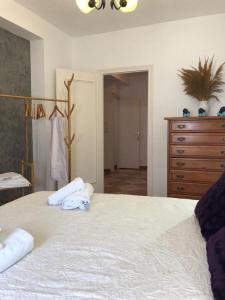 Postel nebo postele na pokoji v ubytování Casa Francisca en el casco antiguo