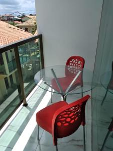 Balkón nebo terasa v ubytování Pousada Sky Beach Flat