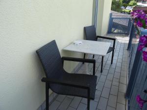 Balkón nebo terasa v ubytování Haus Beutle