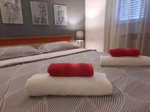 Postel nebo postele na pokoji v ubytování Apartman RIGEL