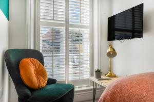 Istumisnurk majutusasutuses Stylish Eco-Friendly Apartments in Folkestone