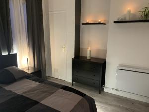 Posteľ alebo postele v izbe v ubytovaní Appartement 55m² Brest Recouvrance