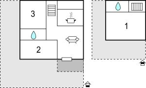Plan piętra w obiekcie 3 Bedroom Stunning Home In Torrevieja