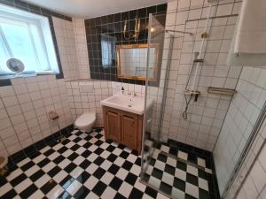 Ein Badezimmer in der Unterkunft Überfahrt vor Sylt
