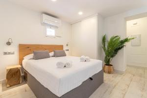 Postel nebo postele na pokoji v ubytování Allo Apartments San Roque 3ºC