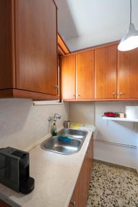 Η κουζίνα ή μικρή κουζίνα στο Διαμέρισμα 55 τ.μ. στο κέντρο με δωρεάν πάρκινγκ +23 φωτογραφίες