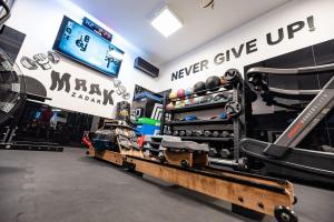 Fitness centrum a/nebo fitness zařízení v ubytování Mrak Zadar Exclusive