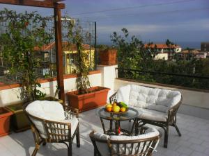 Balkón nebo terasa v ubytování B&B Villa Lidia