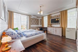 Posteľ alebo postele v izbe v ubytovaní Villa Libosad