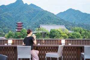 日式旅馆周边自然景观