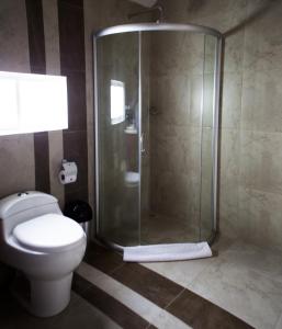 Koupelna v ubytování Villa Emilia Hostal