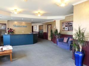 a lobby of a hotel with a waiting room at Riddiford Hotel in Lower Hutt