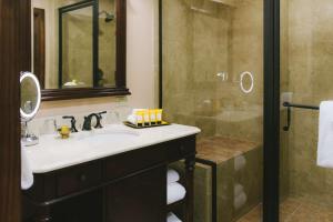 Koupelna v ubytování Hotel Viata