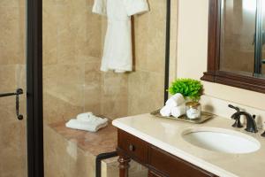 Koupelna v ubytování Hotel Viata
