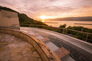 Landskap semula jadi dekat dengan ryokan