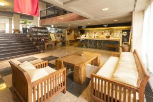 Ruang duduk di Wano Resort Hazu