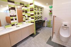 Koupelna v ubytování CU Hotel Taipei