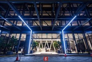 Gedung tempat aparthotel berlokasi