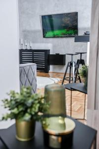 TV i/ili multimedijalni sistem u objektu Cozy Apartment Plus